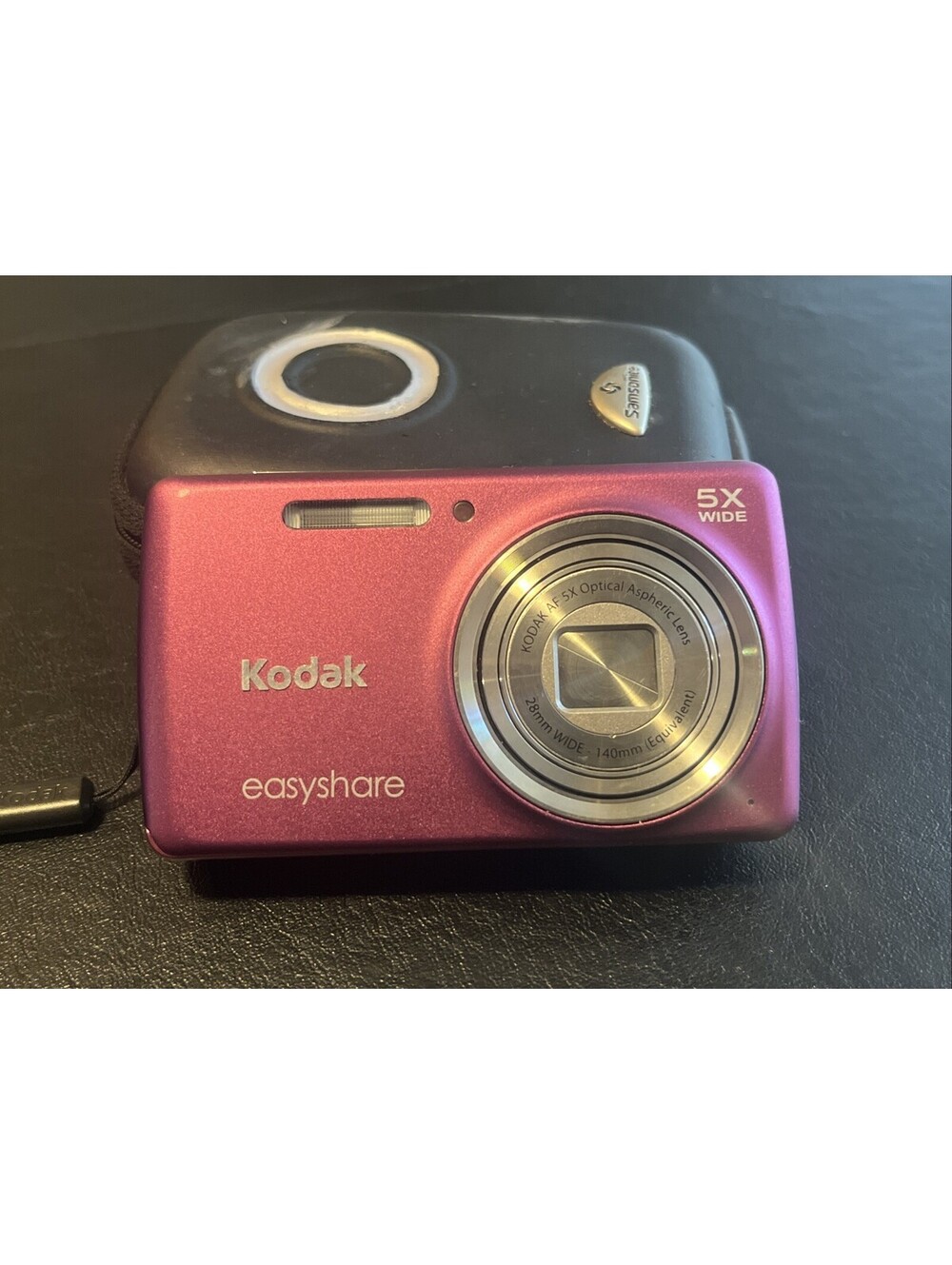 Very Clean Kodak EasyShare M552 14.0MP Digital Camera RARE PINK Tested - Working